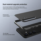 Nillkin Frosted Shield Pro dėklas Galaxy S24+ – raudonas