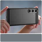 Anglies rašto TPU dėklas Samsung Galaxy S24+ – juodas
