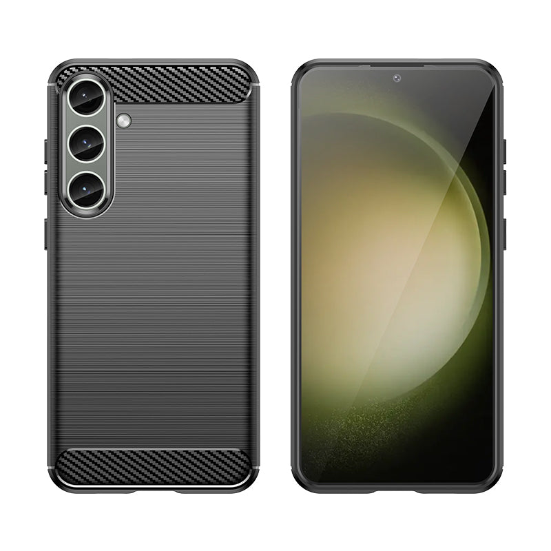 Anglies rašto TPU dėklas Samsung Galaxy S24+ – juodas