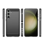 Anglies rašto TPU dėklas Samsung Galaxy S24+ – juodas