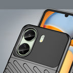 Thunder Case šarvuotas dėklas Xiaomi Redmi 13c – juodas -- Xiaomi Redmi 13C