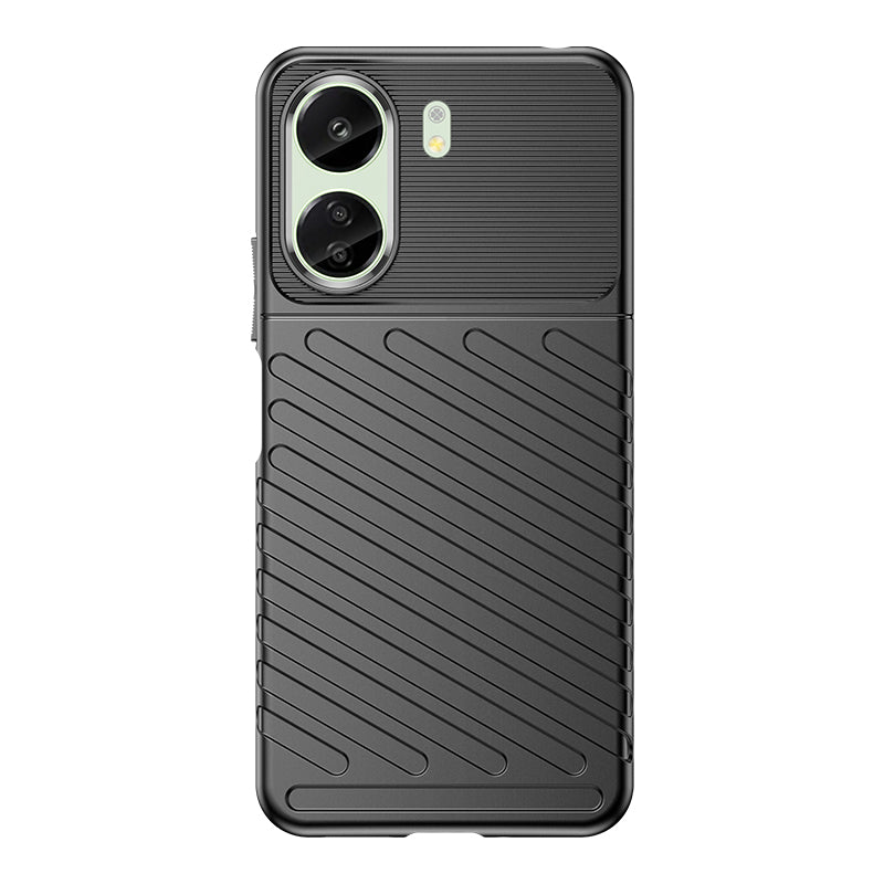 Thunder Case šarvuotas dėklas Xiaomi Redmi 13c – juodas -- Xiaomi Redmi 13C