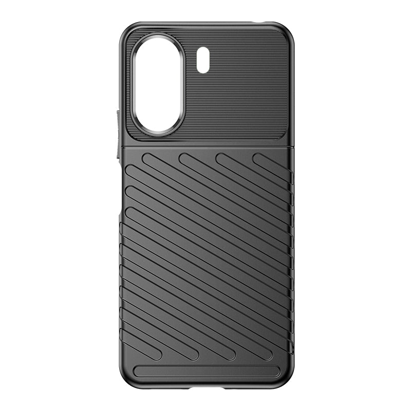 Thunder Case šarvuotas dėklas Xiaomi Redmi 13c – juodas -- Xiaomi Redmi 13C