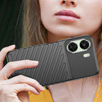 Thunder Case šarvuotas dėklas Xiaomi Redmi 13c – juodas -- Xiaomi Redmi 13C