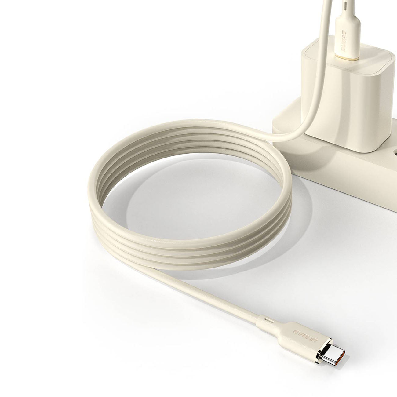 Dudao L7SCL USB-C - Lightning laidas 30W 1m - smėlio