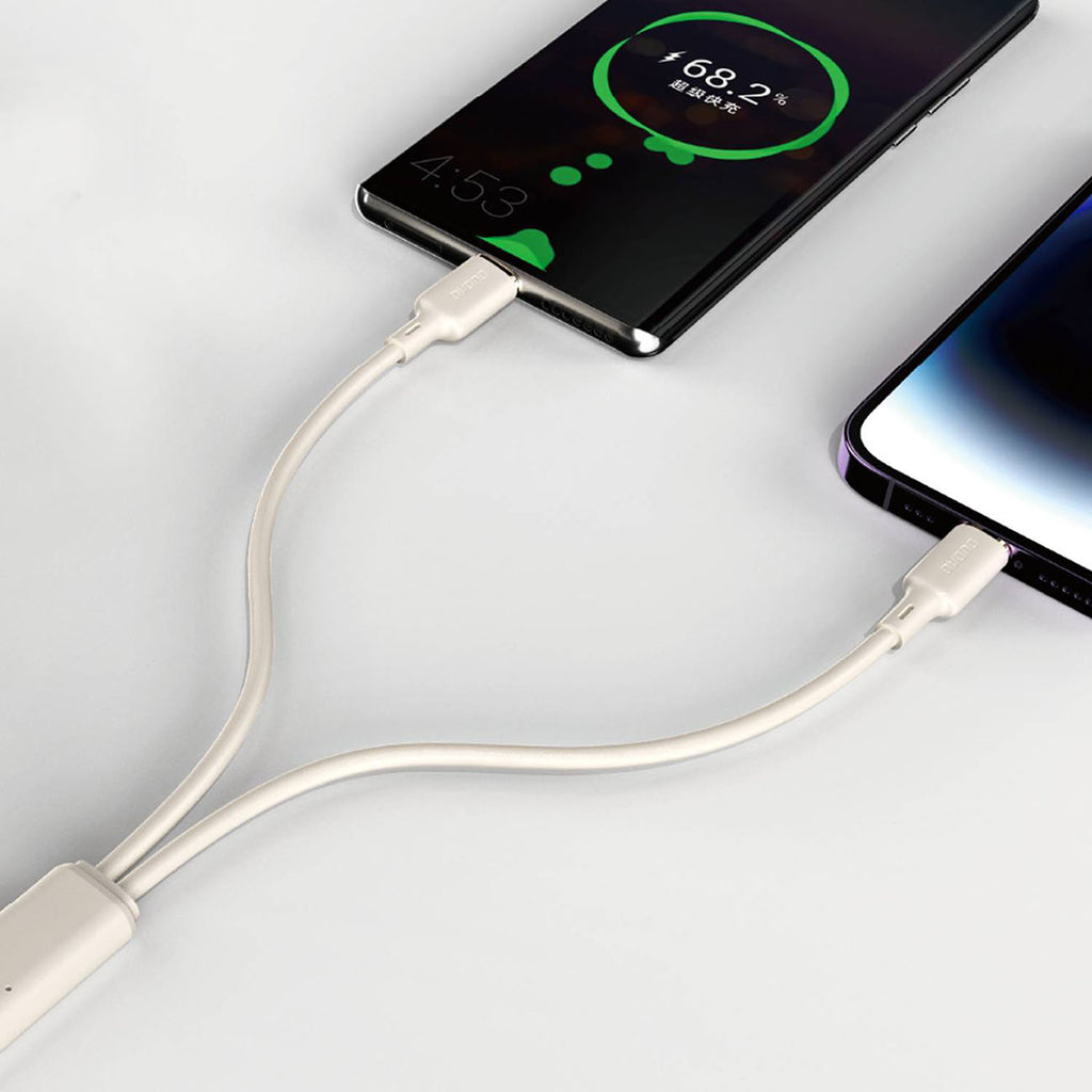Dudao L7SCL USB-C - Lightning 30W laidas 2m - smėlio
