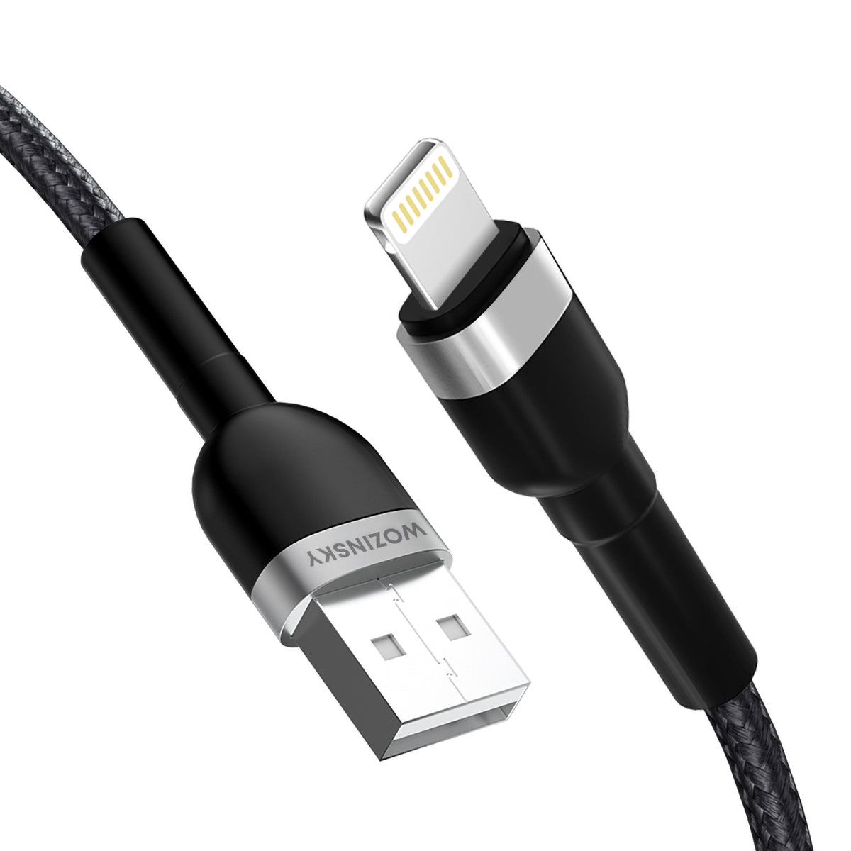 Wozinsky laidas WNBAL1 USB-A / Lightning 2.4A 1 m juodas