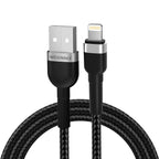 Wozinsky laidas WNBAL2 USB-A / Lightning 2.4A 2 m juodas