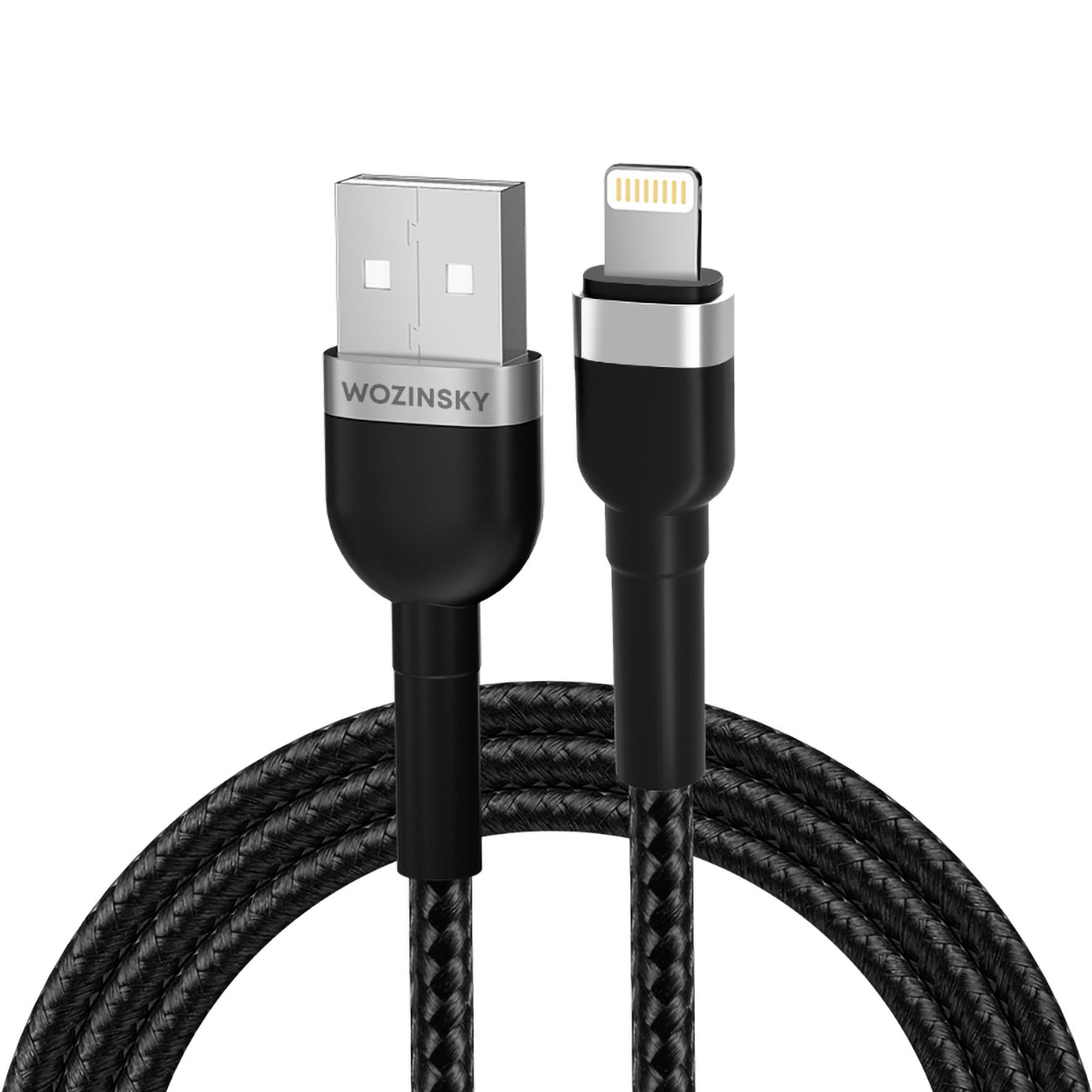 Wozinsky laidas WNBAL2 USB-A / Lightning 2.4A 2 m juodas