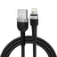 Wozinsky laidas WNBAL2 USB-A / Lightning 2.4A 2 m juodas