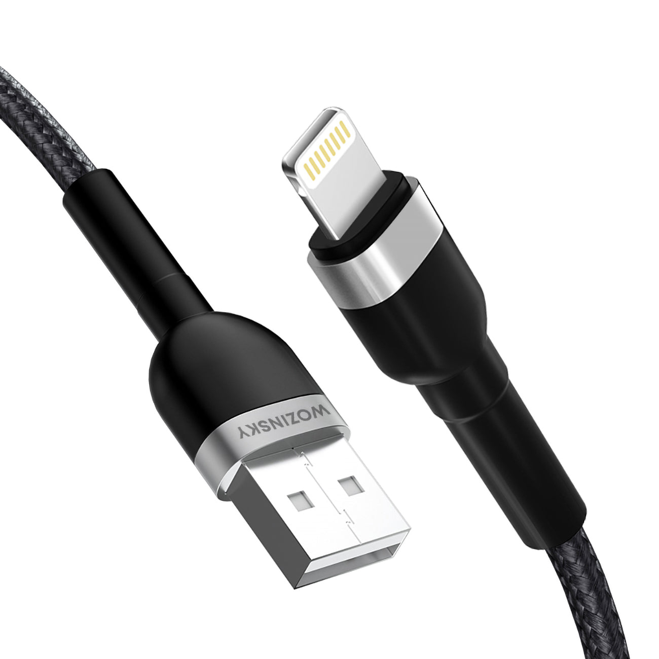 Wozinsky laidas WNBAL2 USB-A / Lightning 2.4A 2 m juodas