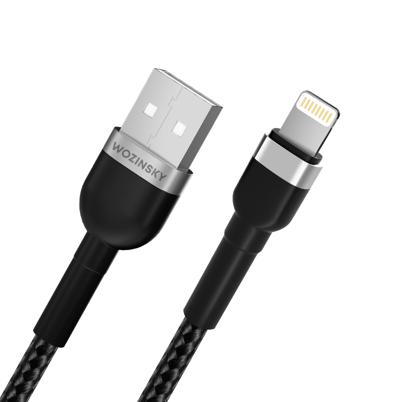 Wozinsky laidas WNBAL2 USB-A / Lightning 2.4A 2 m juodas