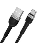 Wozinsky laidas WNBAC1 USB-A / USB-C 2.4A 1 m juodas
