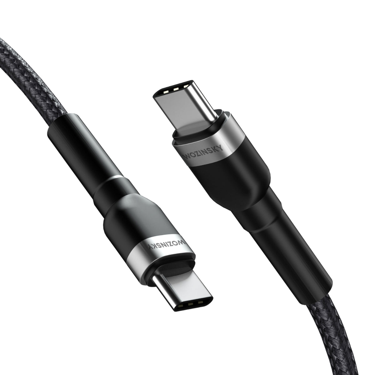 Wozinsky laidas WNBCC1 USB-C / USB-C PD 65W 1 m juodas