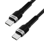 Wozinsky laidas WNBCC1 USB-C / USB-C PD 65W 1 m juodas