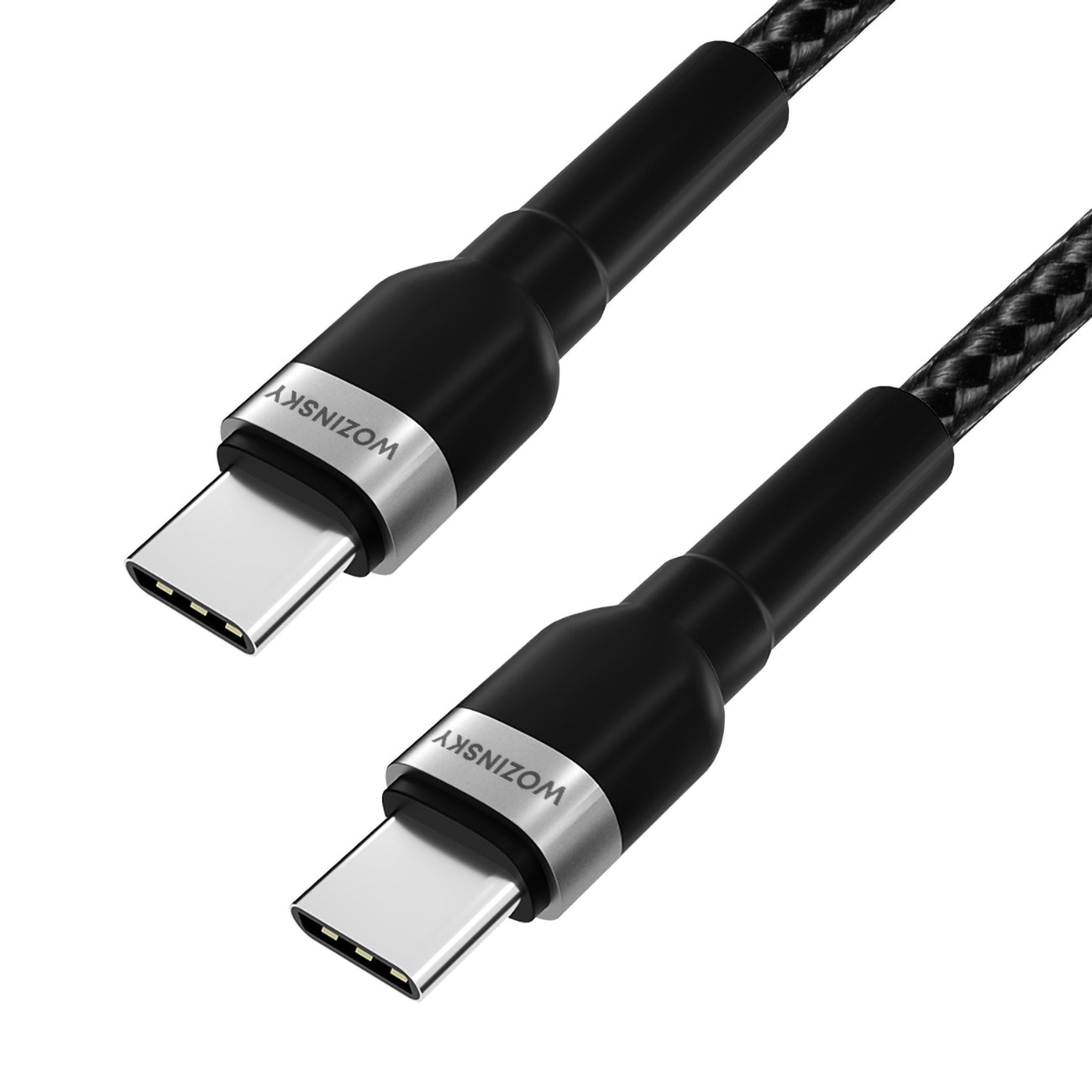 Wozinsky laidas WNBCC1 USB-C / USB-C PD 65W 1 m juodas