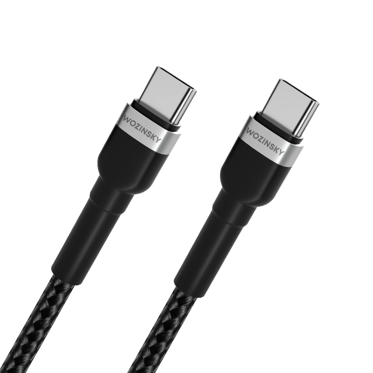 Wozinsky laidas WNBCC1 USB-C / USB-C PD 65W 1 m juodas