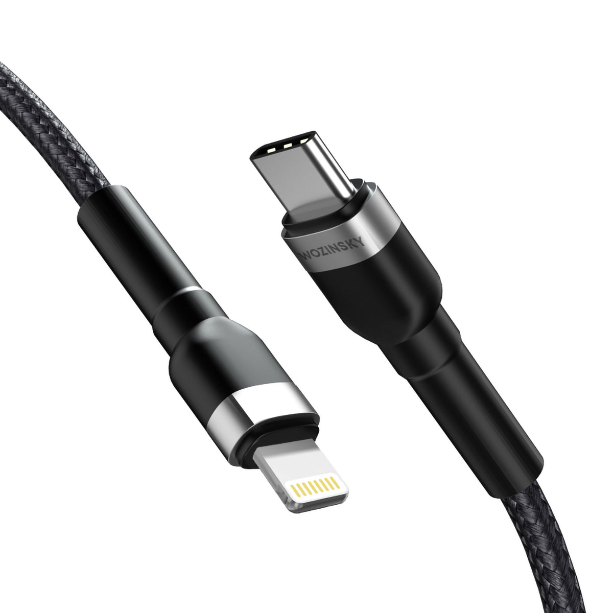 Wozinsky laidas WNBCL1 Lightning / USB-C PD 30W 1 m juodas