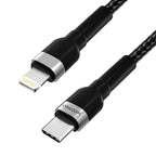 Wozinsky laidas WNBCL1 Lightning / USB-C PD 30W 1 m juodas