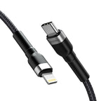 Wozinsky laidas WNBCL2 Lightning / USB-C PD 30W 2 m juodas