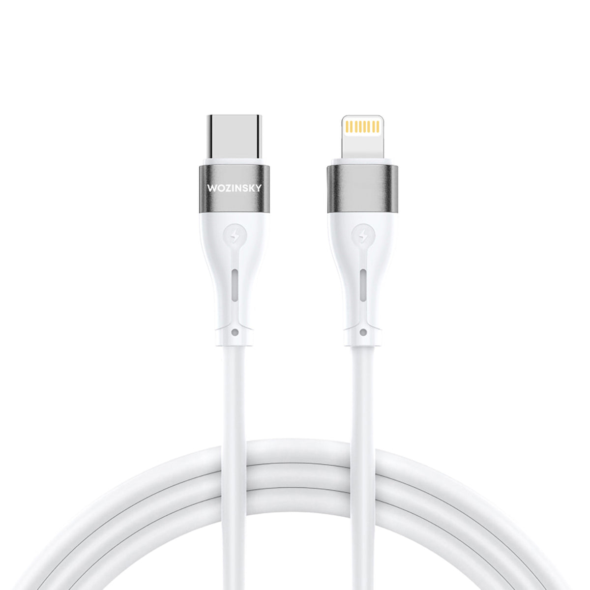 Wozinsky laidas WSTCL1 Lightning / USB-C PD 27W 1 m baltas