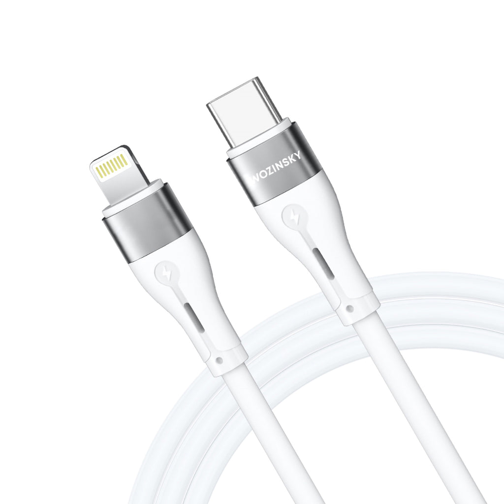 Wozinsky laidas WSTCL1 Lightning / USB-C PD 27W 1 m baltas