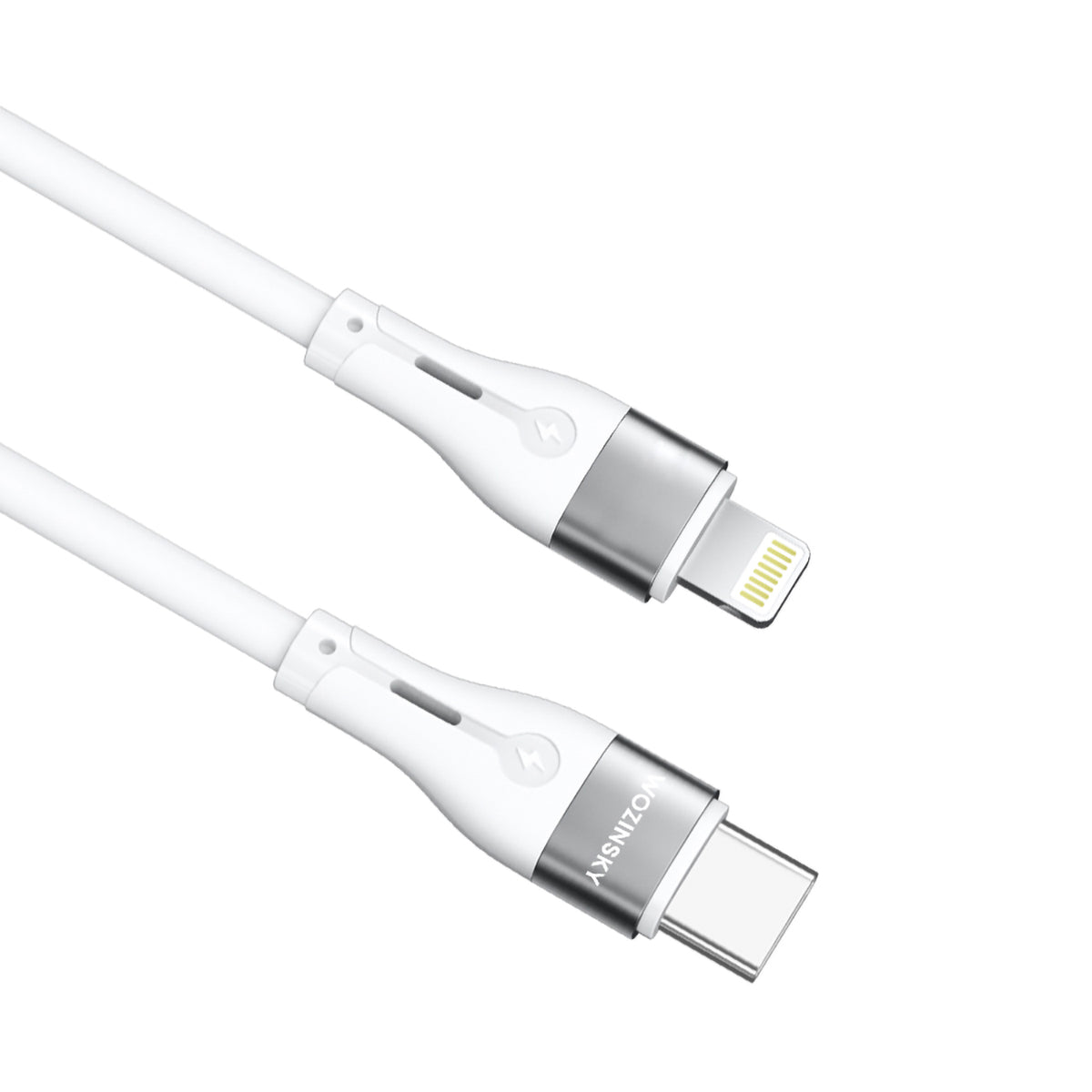 Wozinsky laidas WSTCL1 Lightning / USB-C PD 27W 1 m baltas