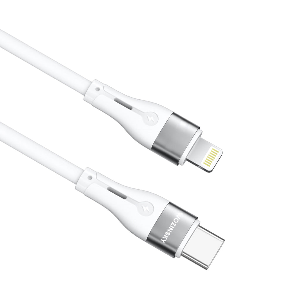 Wozinsky laidas WSTCL1 Lightning / USB-C PD 27W 1 m baltas