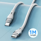 Wozinsky laidas WSTCC1 USB-C / USB-C PD 65W 1 m baltas