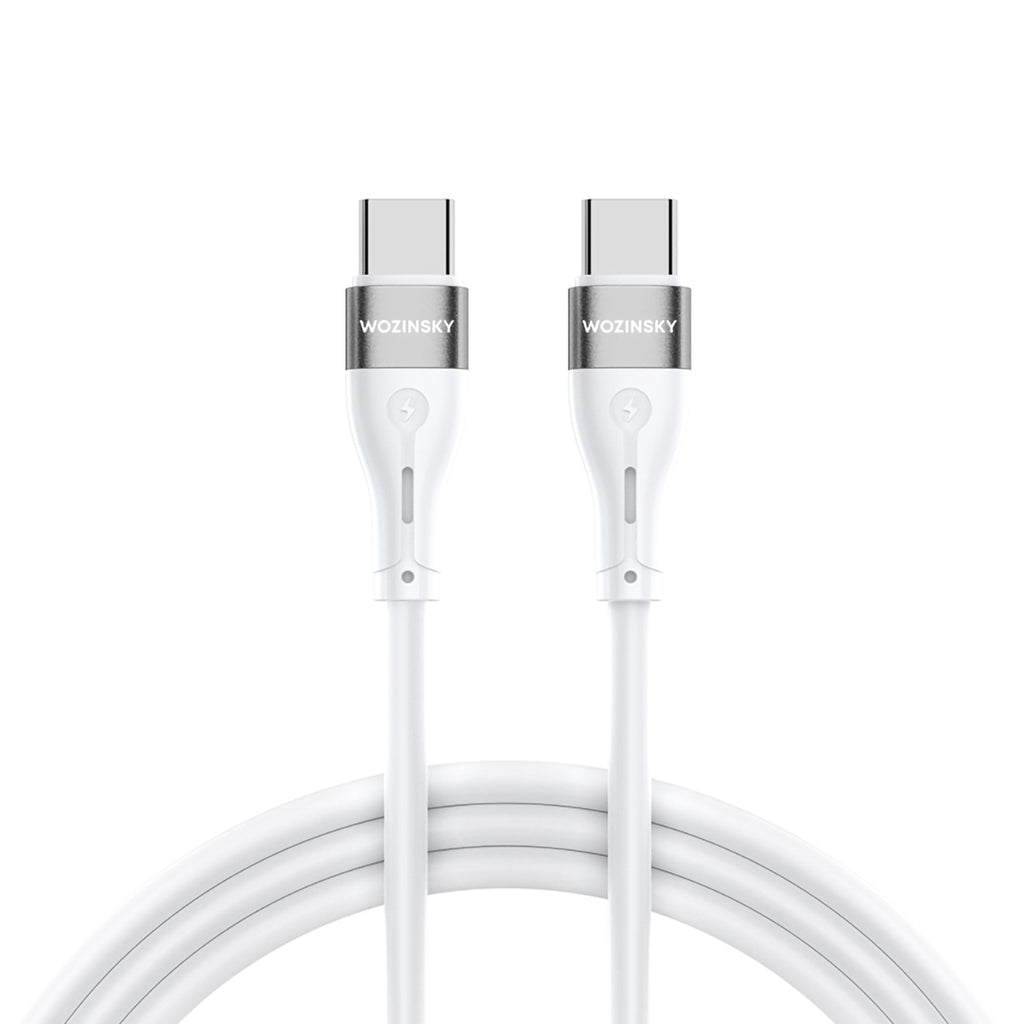 Wozinsky laidas WSTCC2 USB-C / USB-C PD 65W 2 m baltas