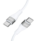 Wozinsky laidas WSTCC2 USB-C / USB-C PD 65W 2 m baltas