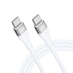 Wozinsky laidas WSTCC2 USB-C / USB-C PD 65W 2 m baltas