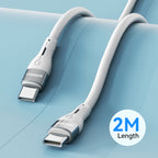 Wozinsky laidas WSTCC2 USB-C / USB-C PD 65W 2 m baltas