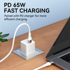 Wozinsky laidas WSTCC2 USB-C / USB-C PD 65W 2 m baltas