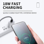 Wozinsky laidas WNBAA 4in1 2x USB-C 1x USB-A 1x Lightning 60W 1 m juodas
