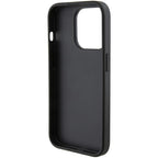 Ferrari Grip Stand dėklas iPhone 15 Pro Max – juodas