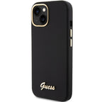 Guess dėklas iPhone 15 Pro – juodas