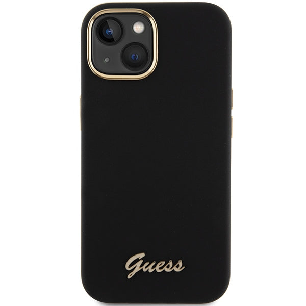 Guess dėklas iPhone 15 Pro – juodas