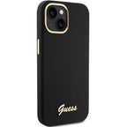 Guess dėklas iPhone 15 Pro – juodas