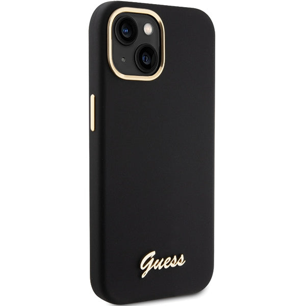 Guess dėklas iPhone 15 Pro – juodas