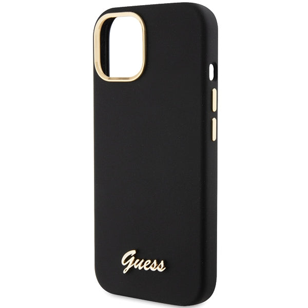 Guess dėklas iPhone 15 Pro – juodas