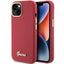 Guess silikoninis dėklas iPhone 15 – raudonas -- iPhone 15