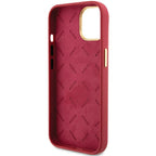 Guess silikoninis dėklas iPhone 15 – raudonas -- iPhone 15