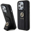 Guess dėklas iPhone 15 Pro Max – juodas su laikikliu