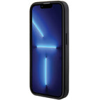 Guess dėklas iPhone 15 Pro Max – juodas su laikikliu