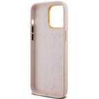 Guess silikoninis dėklas iPhone 15 Pro Max – rožinis