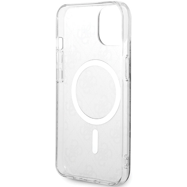 Guess 4G MagSafe dėklas iPhone 15 – juodas