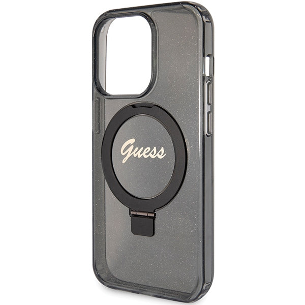 Guess MagSafe dėklas iPhone 15 Pro Max – juodas