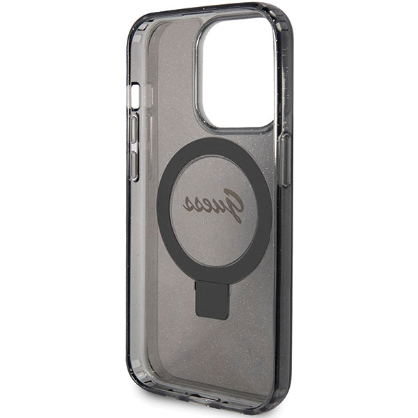 Guess MagSafe dėklas iPhone 15 Pro Max – juodas