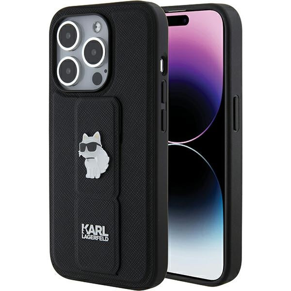 Karl Lagerfeld dėklas iPhone 15 Pro – juodas -- iPhone 15 Pro